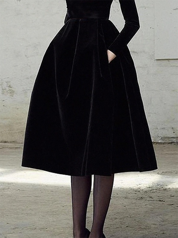Coralie Long Sleeve Midi Dress BLACK 3
