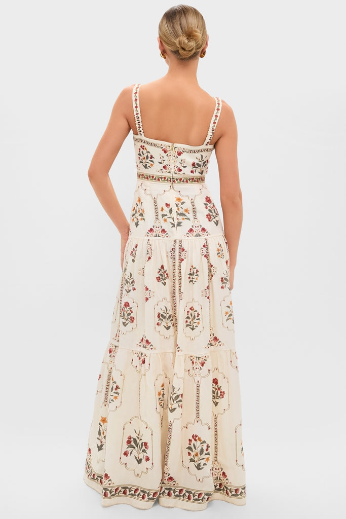 Giselle Burgundy Maxi Dress Andes 5