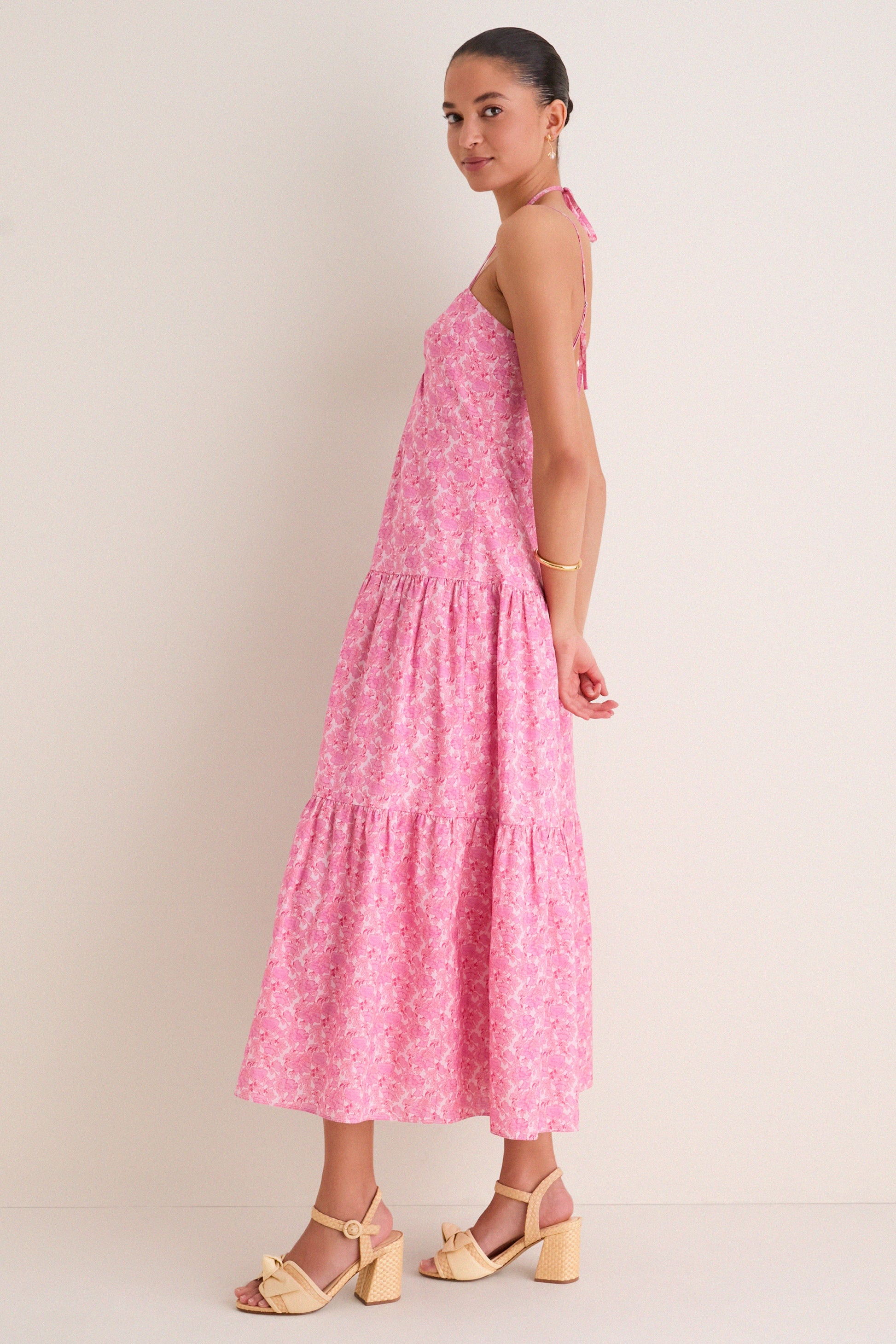 Lottie Floral Maxi Dress Pink Floral 4