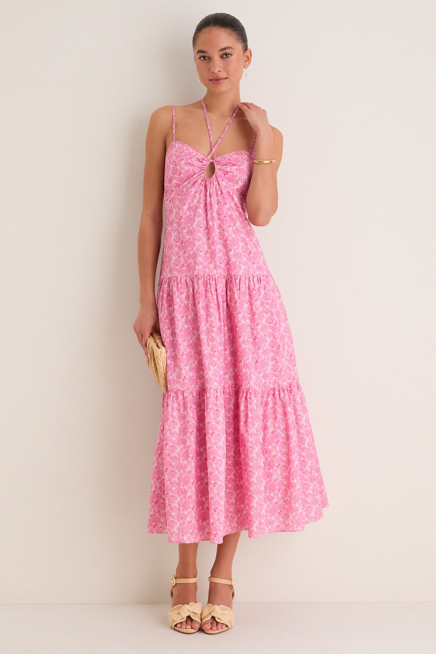 Lottie Floral Maxi Dress Pink Floral 3