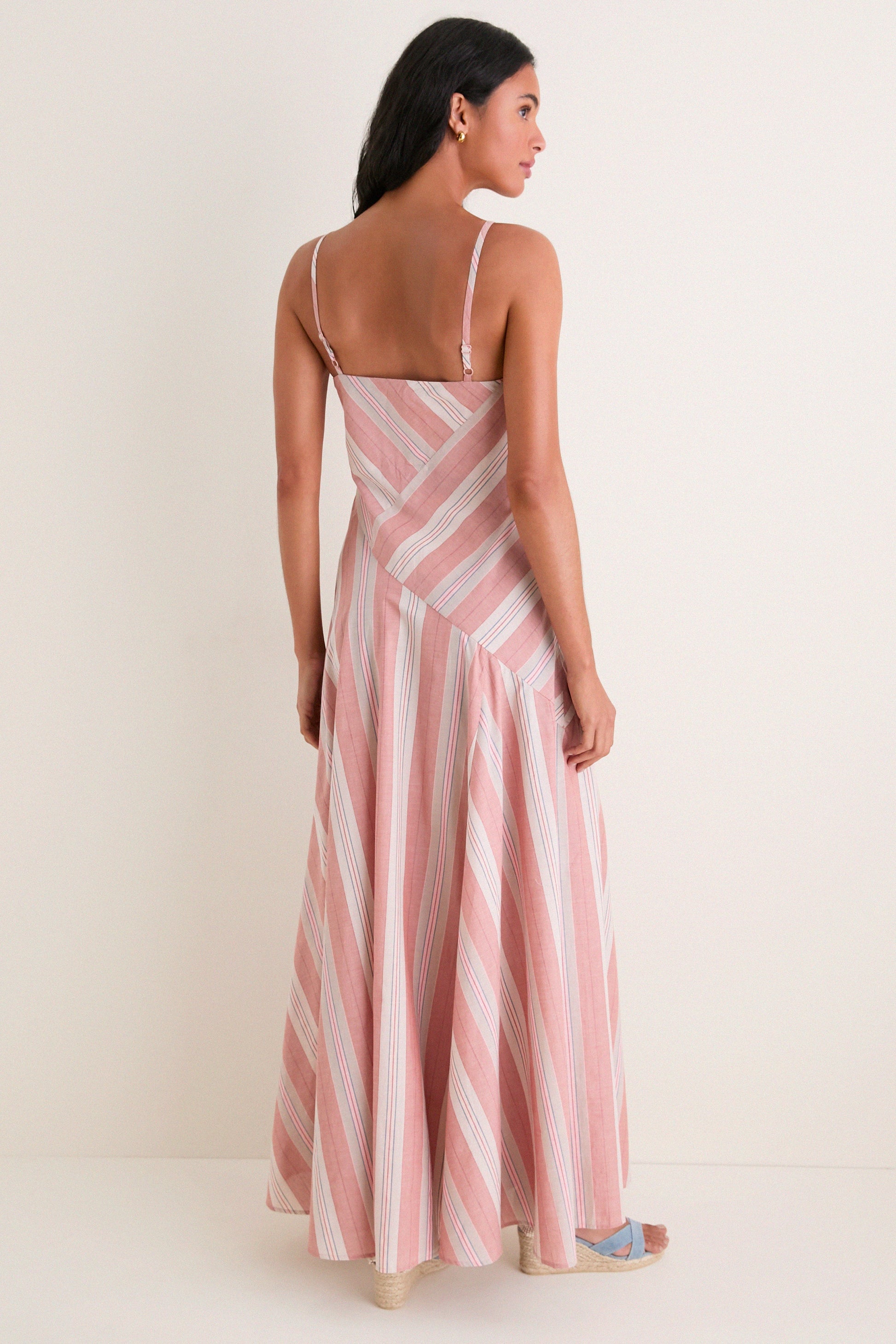 Florentia Striped Maxi Dress Sicilian Stripe 5