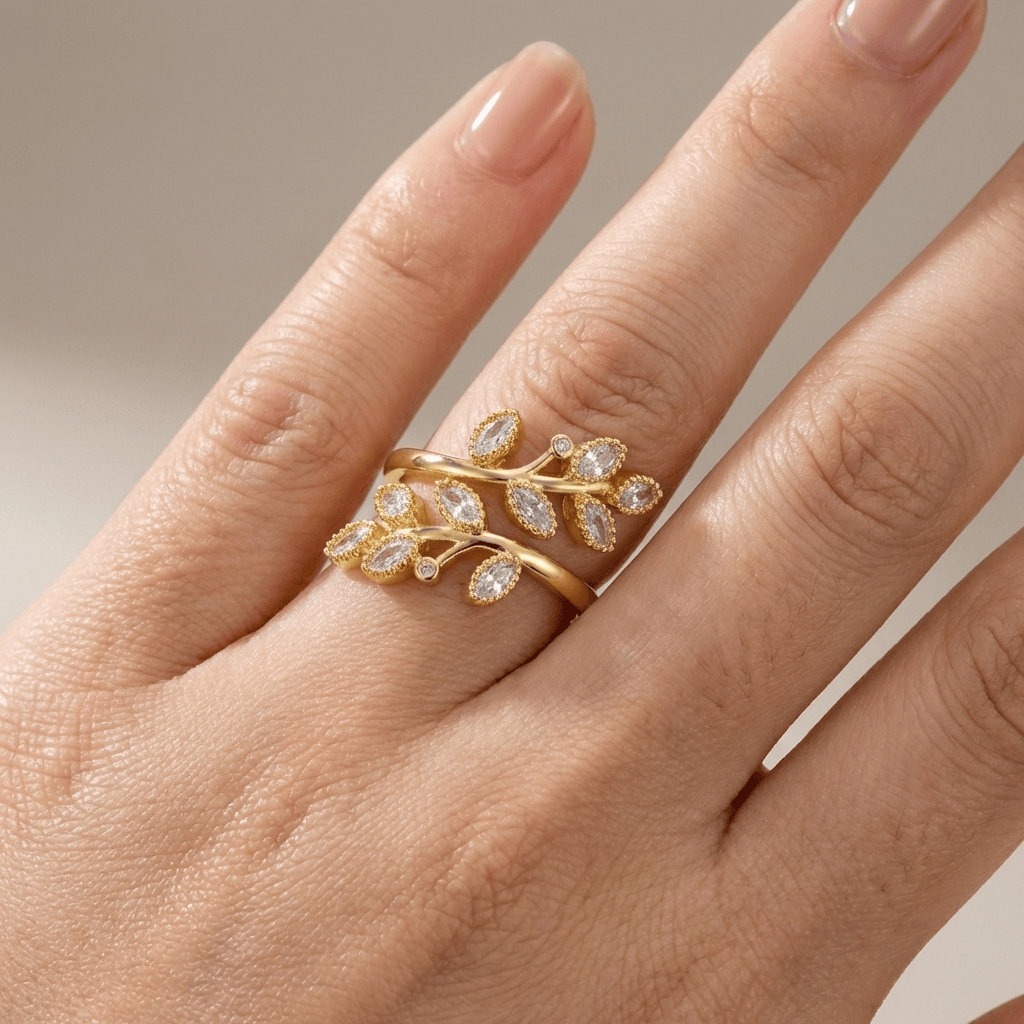Wilhelmina Gold Ring Yellow 6