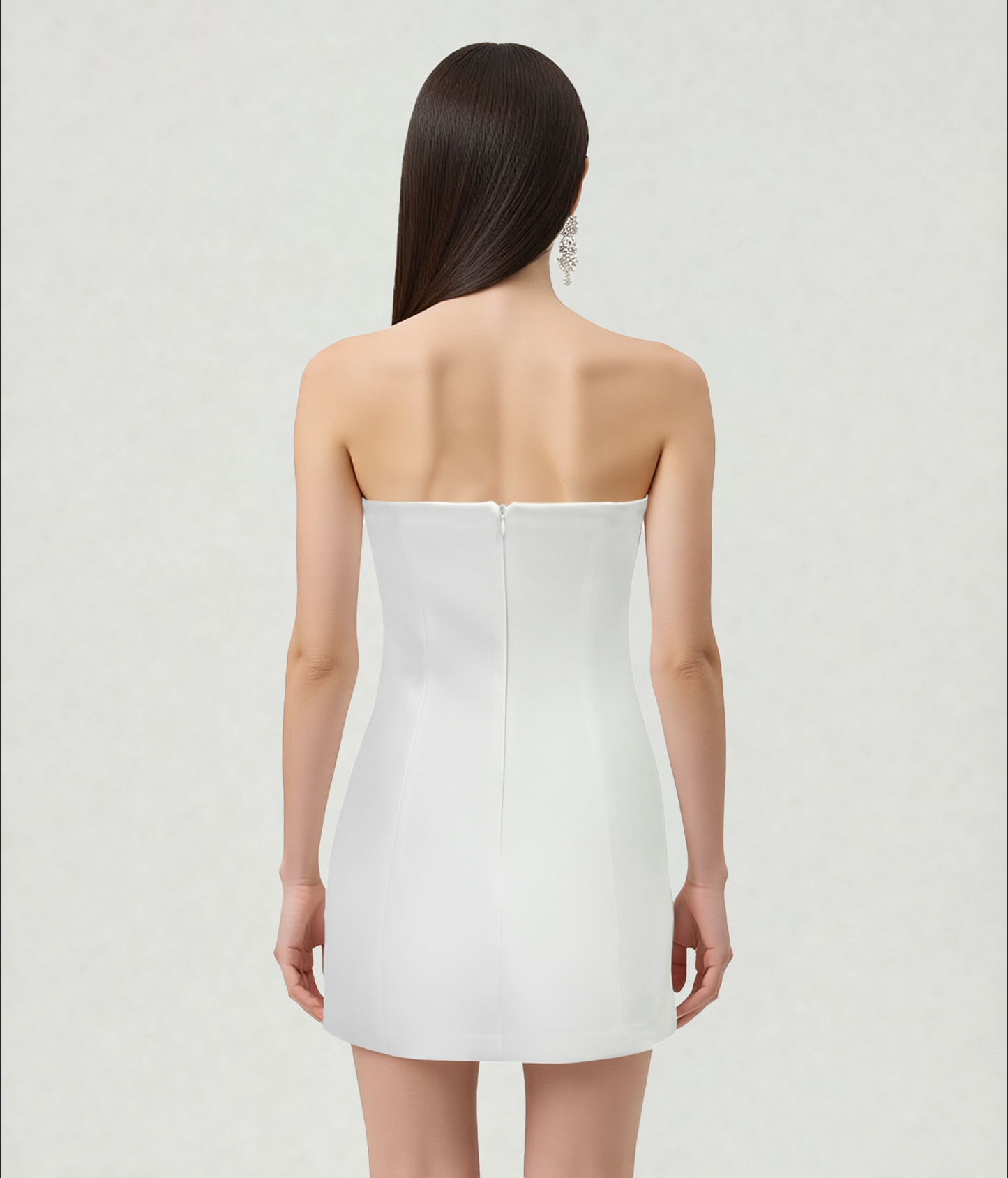 Margot Floral Mini Dress White 3