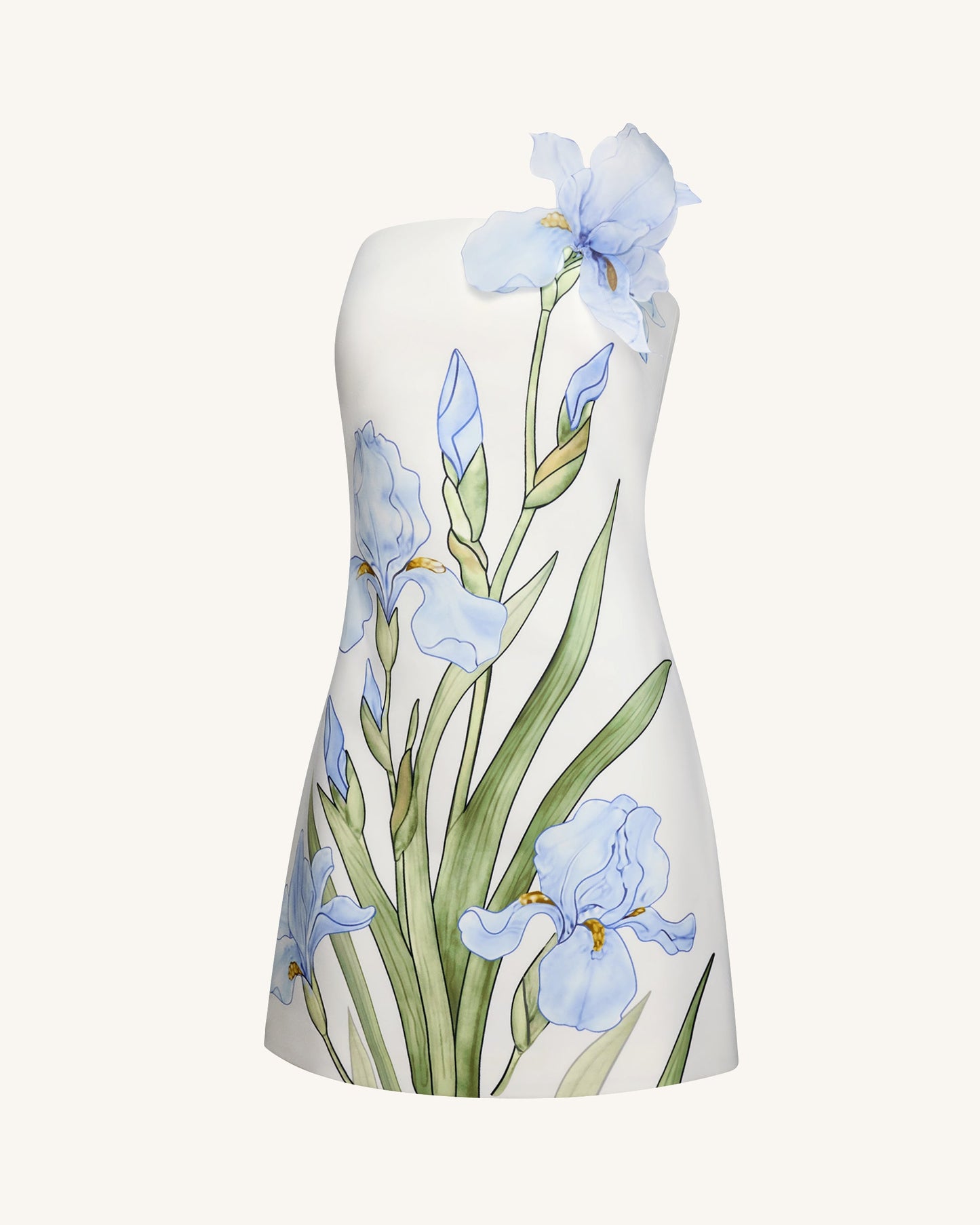 Margot Floral Mini Dress White 5