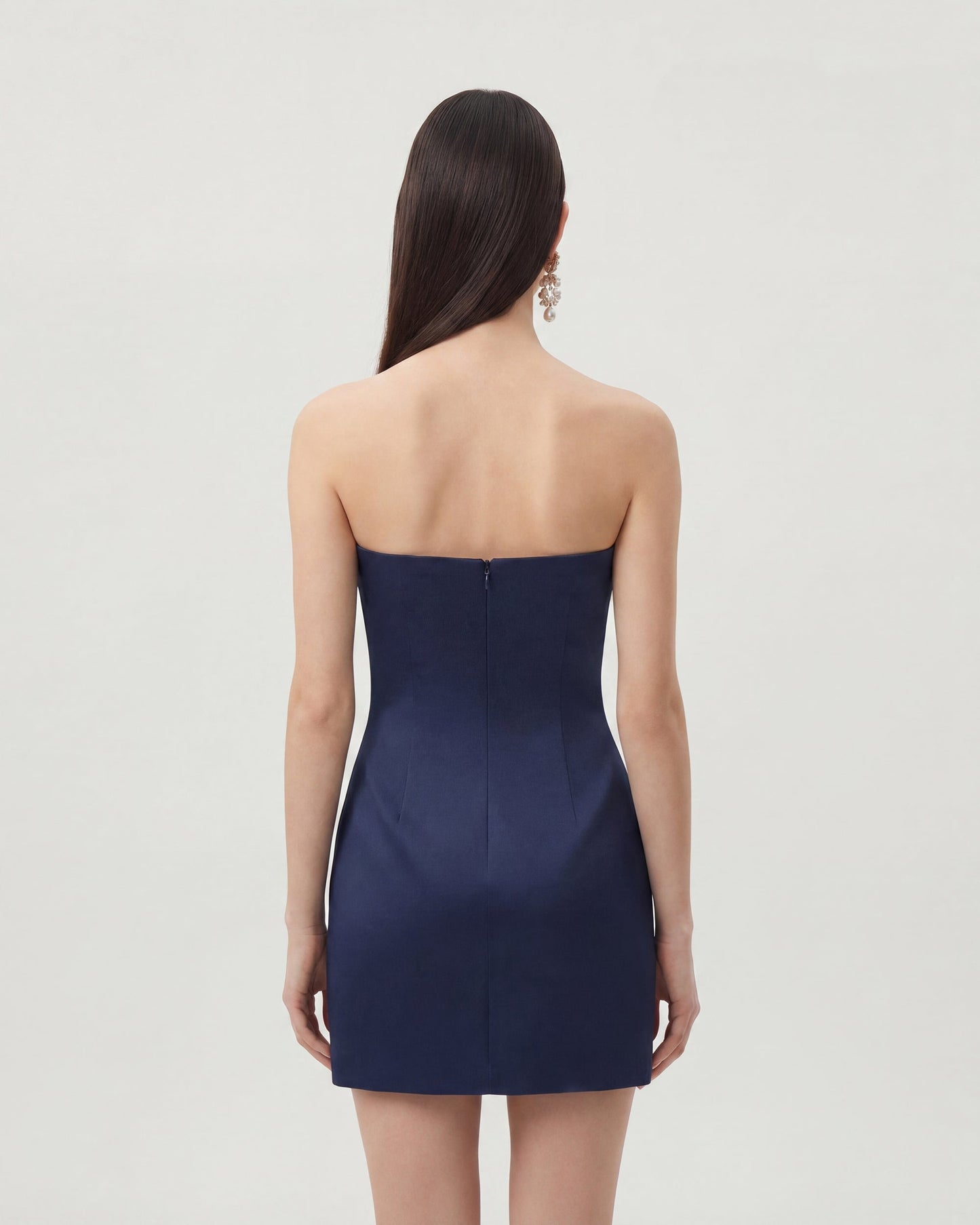 Margot Floral Mini Dress Navy blue 2