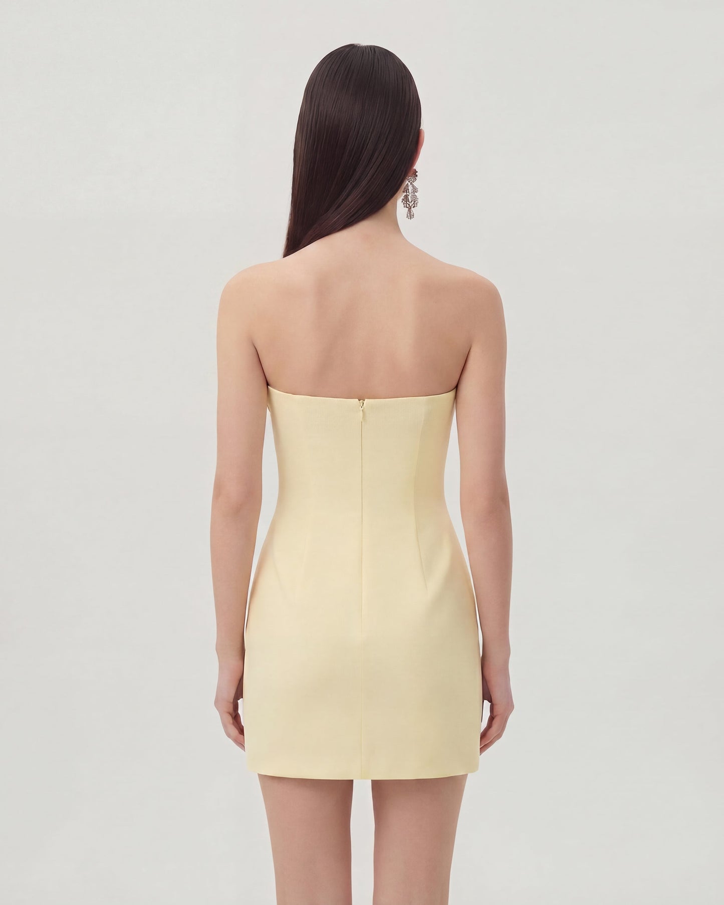 Margot Floral Mini Dress Yellow 2