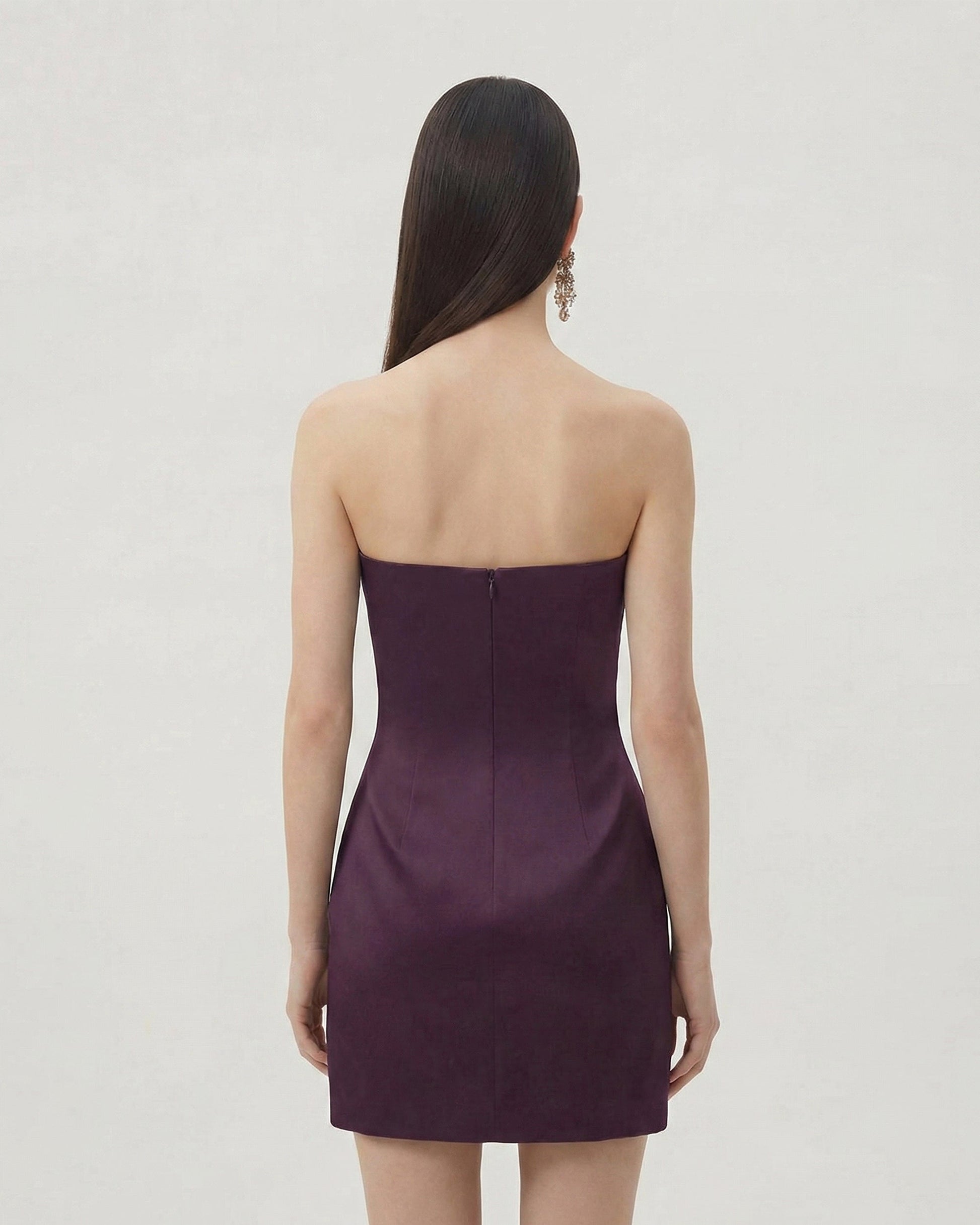 Margot Floral Mini Dress Purple 2