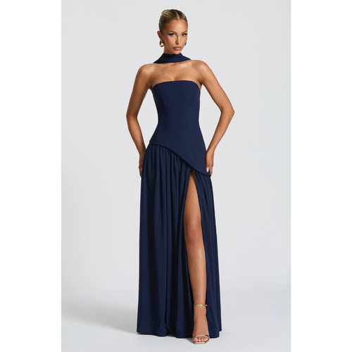 Maya Maxi Dress in Dark Blue