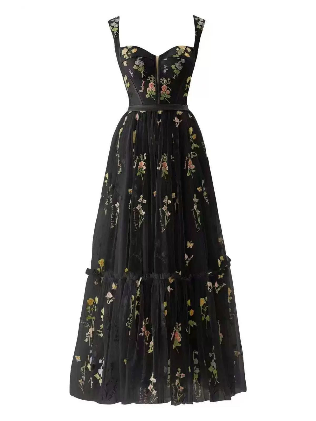 Isolde Lace-Up Midi Dress Pale Green 4