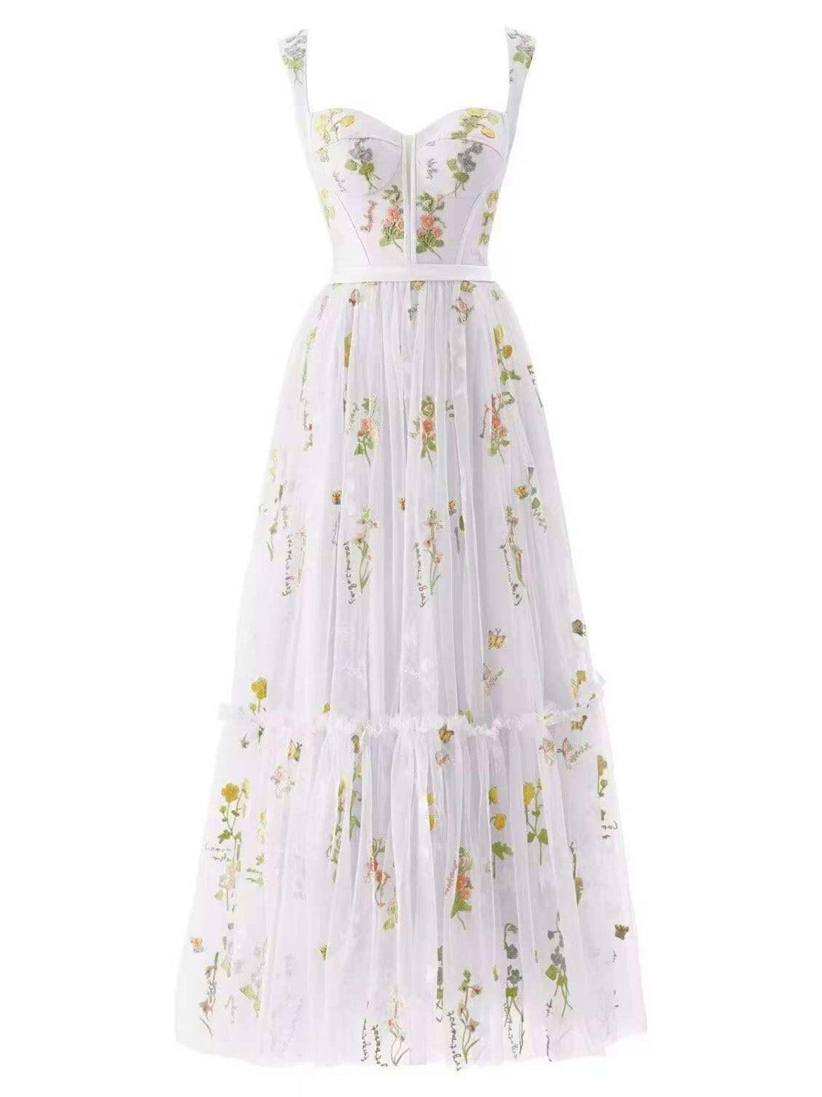Isolde Lace-Up Midi Dress Pink 9