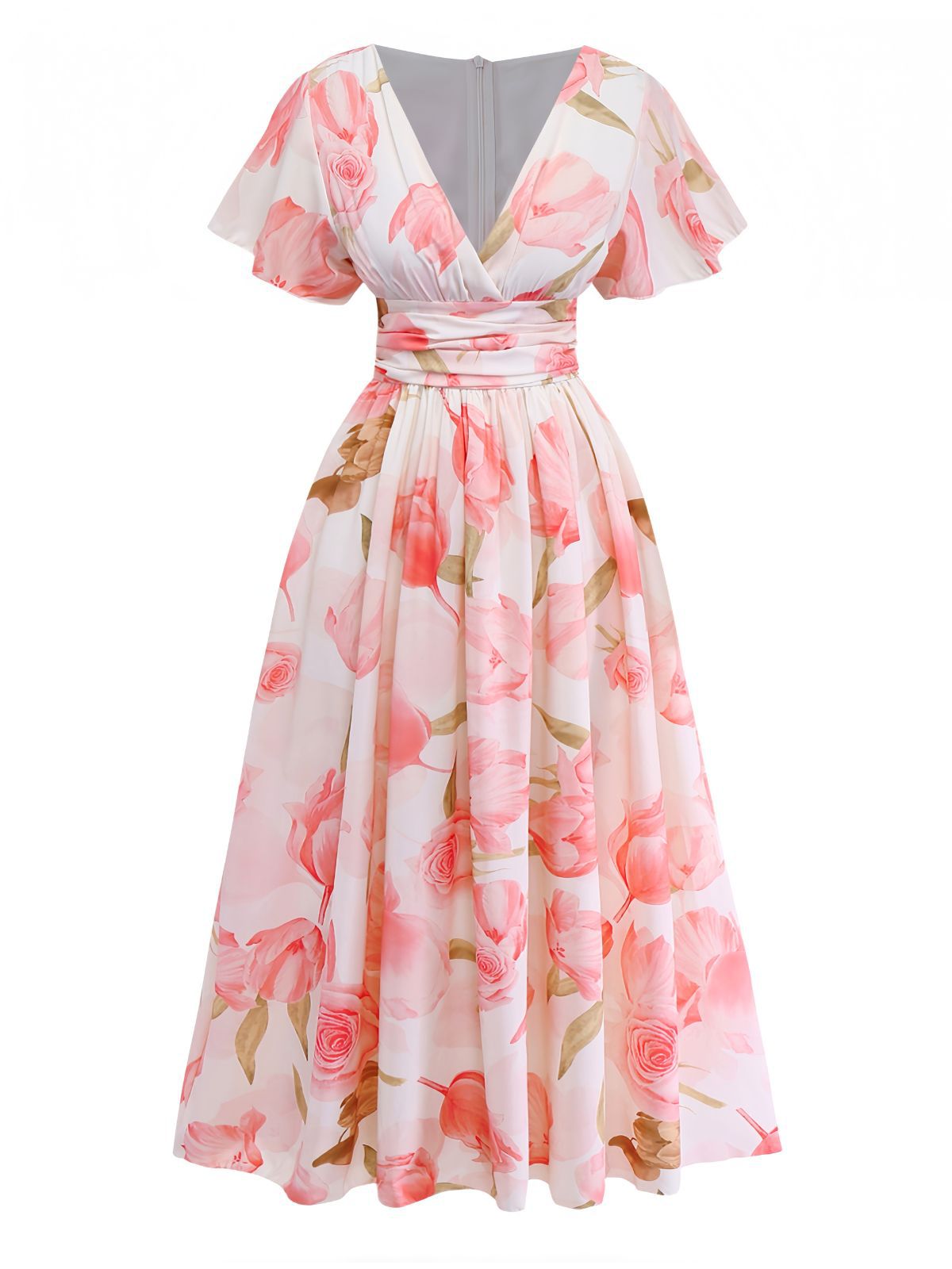 Rosalie Floral Maxi Dress Sleeve Maxi Dress 1