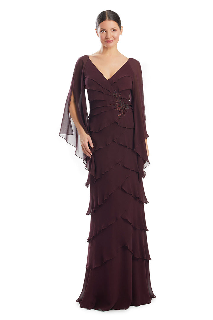 Celestine Beaded Formal Gown Periwinkle 6