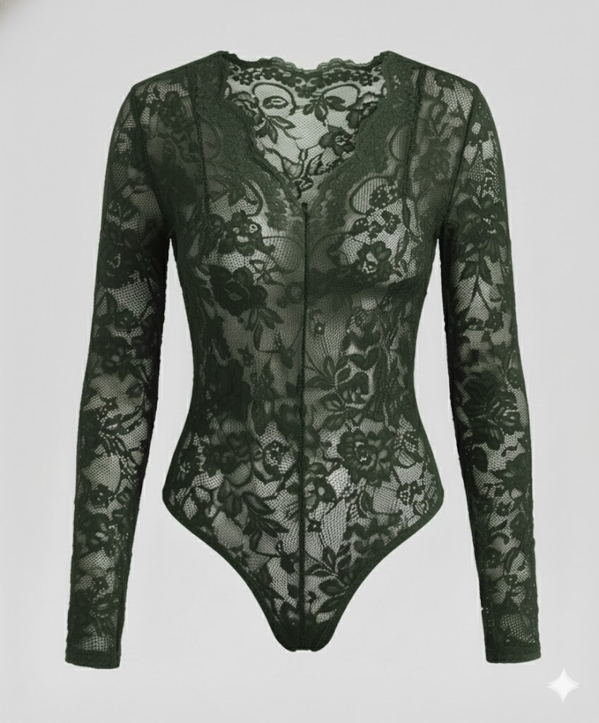 Rosalie Lace Bodysuit Ausschnitt | R&B 7