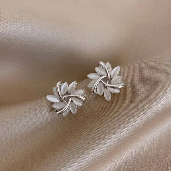 Clementine Drop Earrings Silver 4