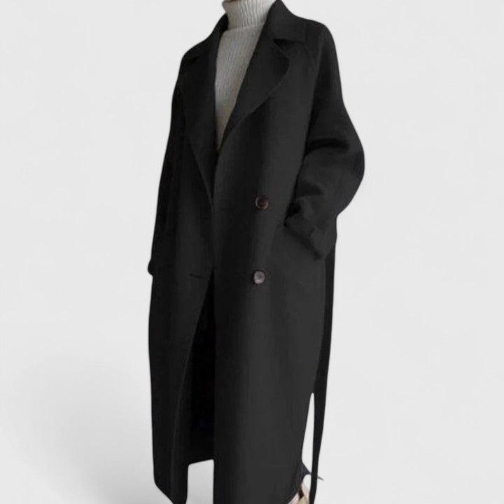 Maeve Wool Blend Coat Beige 6
