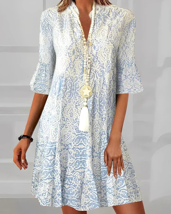 Margot Print Midi Dress Multi 2