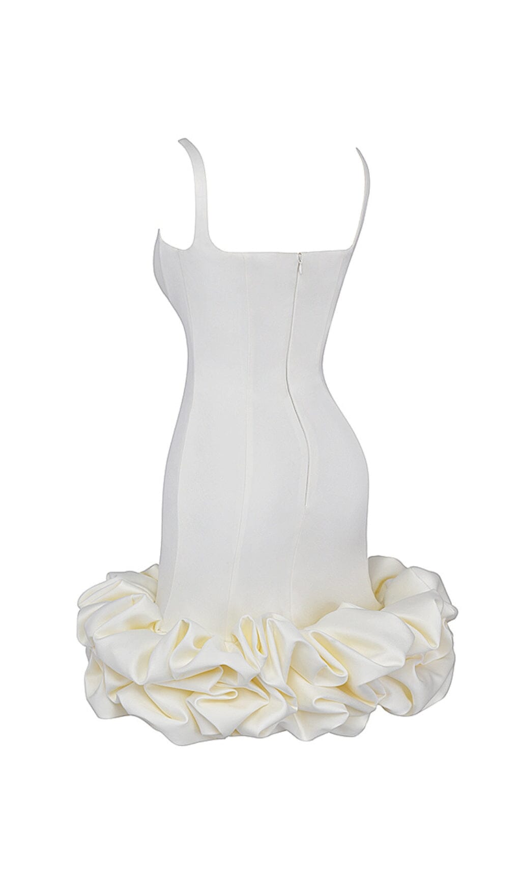 Isabelle Ruffle Mini Dress White 8