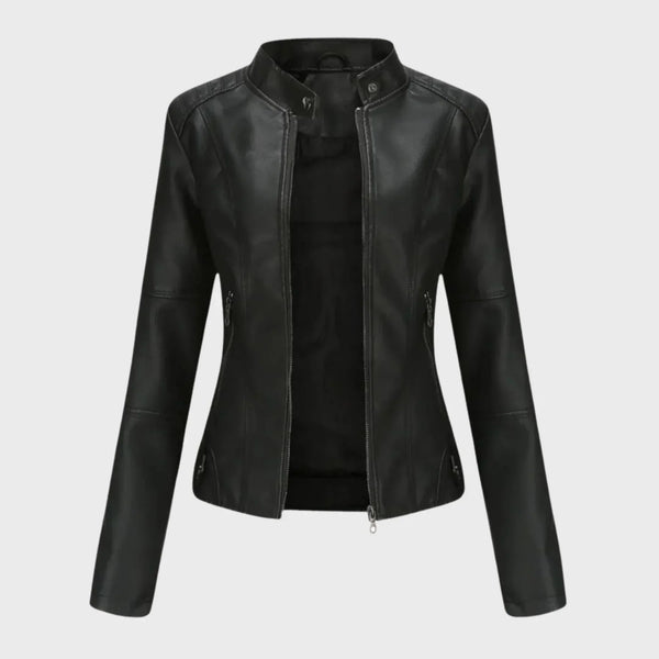 Sarah Faux Leather Jacket