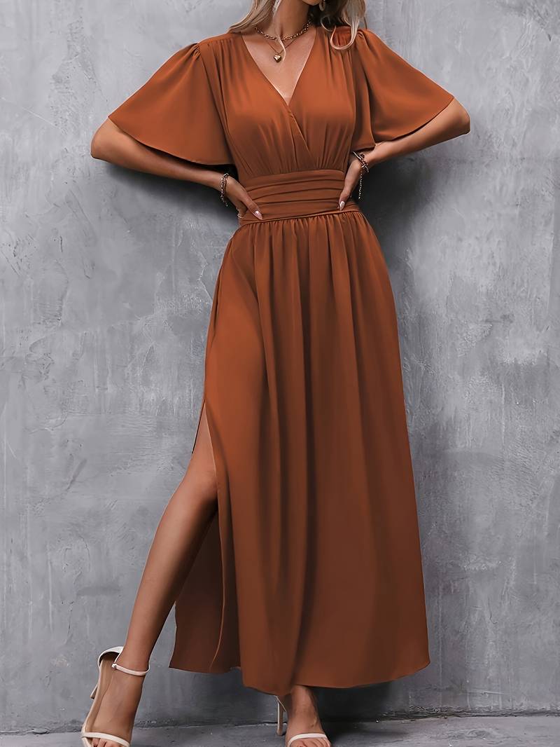 Emilia Ruched Midi Dress Multi 4