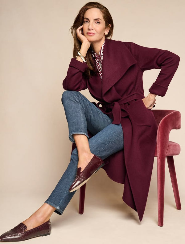 Adelaide Belted Wool Coat