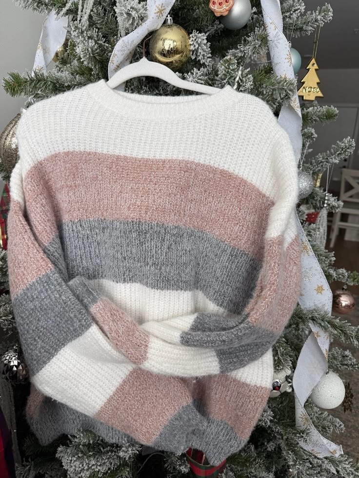 Margot Fuzzy Knit Sweater Dress Multi 1