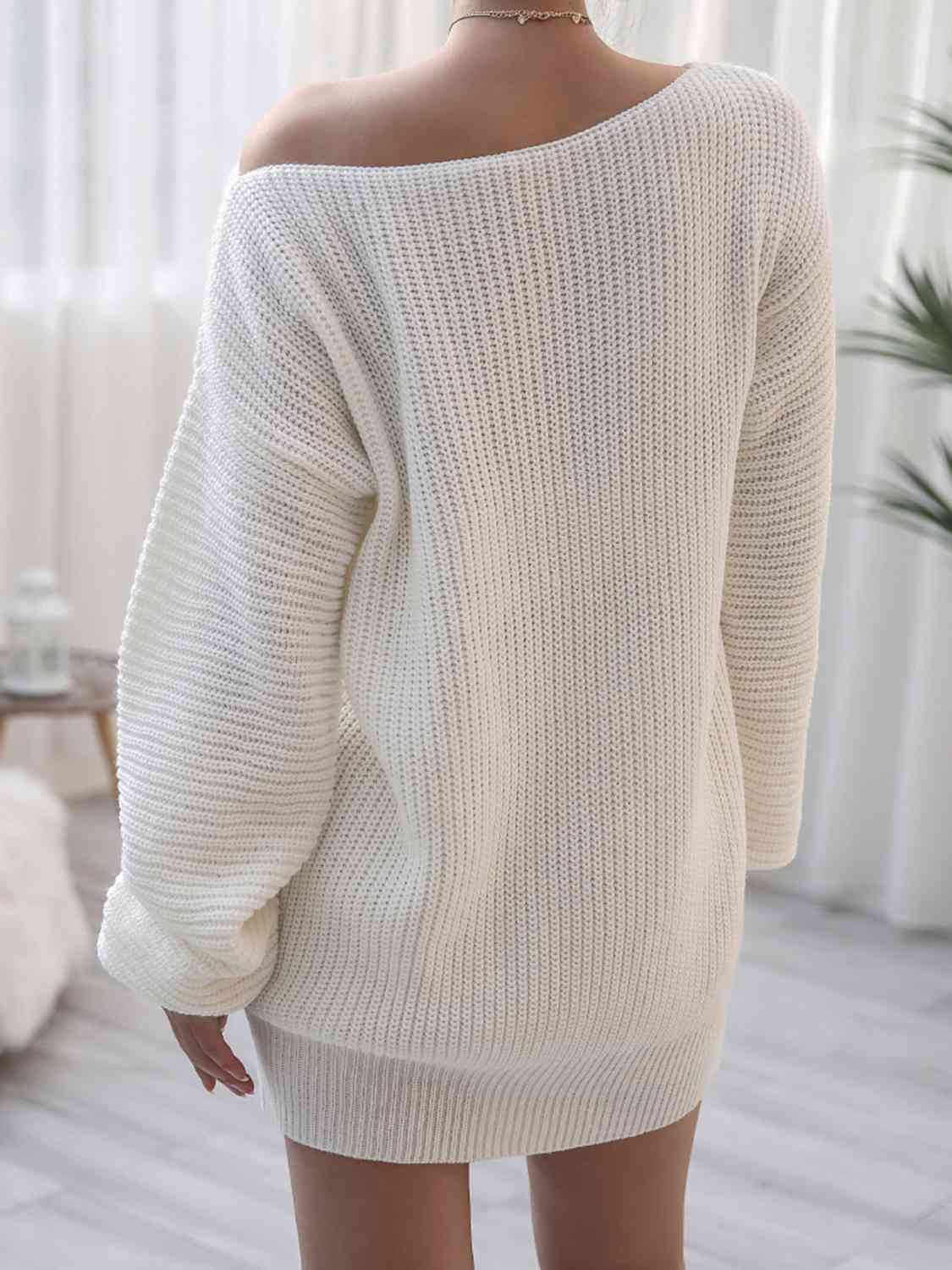 Cecilia Rib-Knit Mini Dress in Pastel Blue Khaki 2
