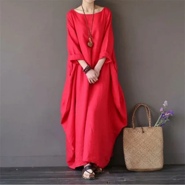 Eloise Cotton A-Line Midi Dress Komfort & Stil 5