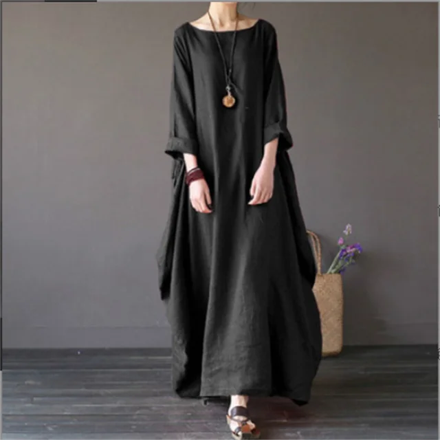 Eloise Cotton A-Line Midi Dress Komfort & Stil 3