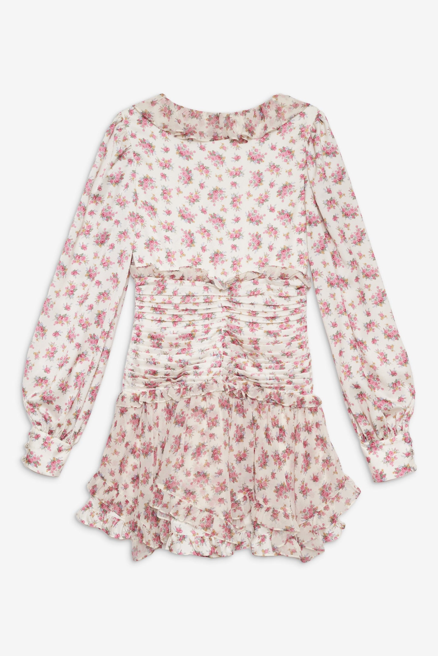 Jayleen Silk Mini Dress in Blush 7