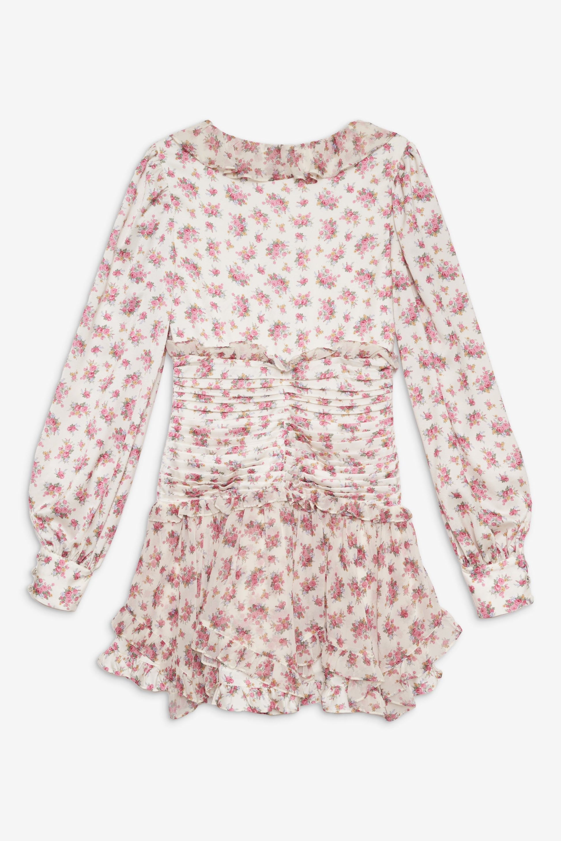 Jayleen Silk Mini Dress in Blush 7