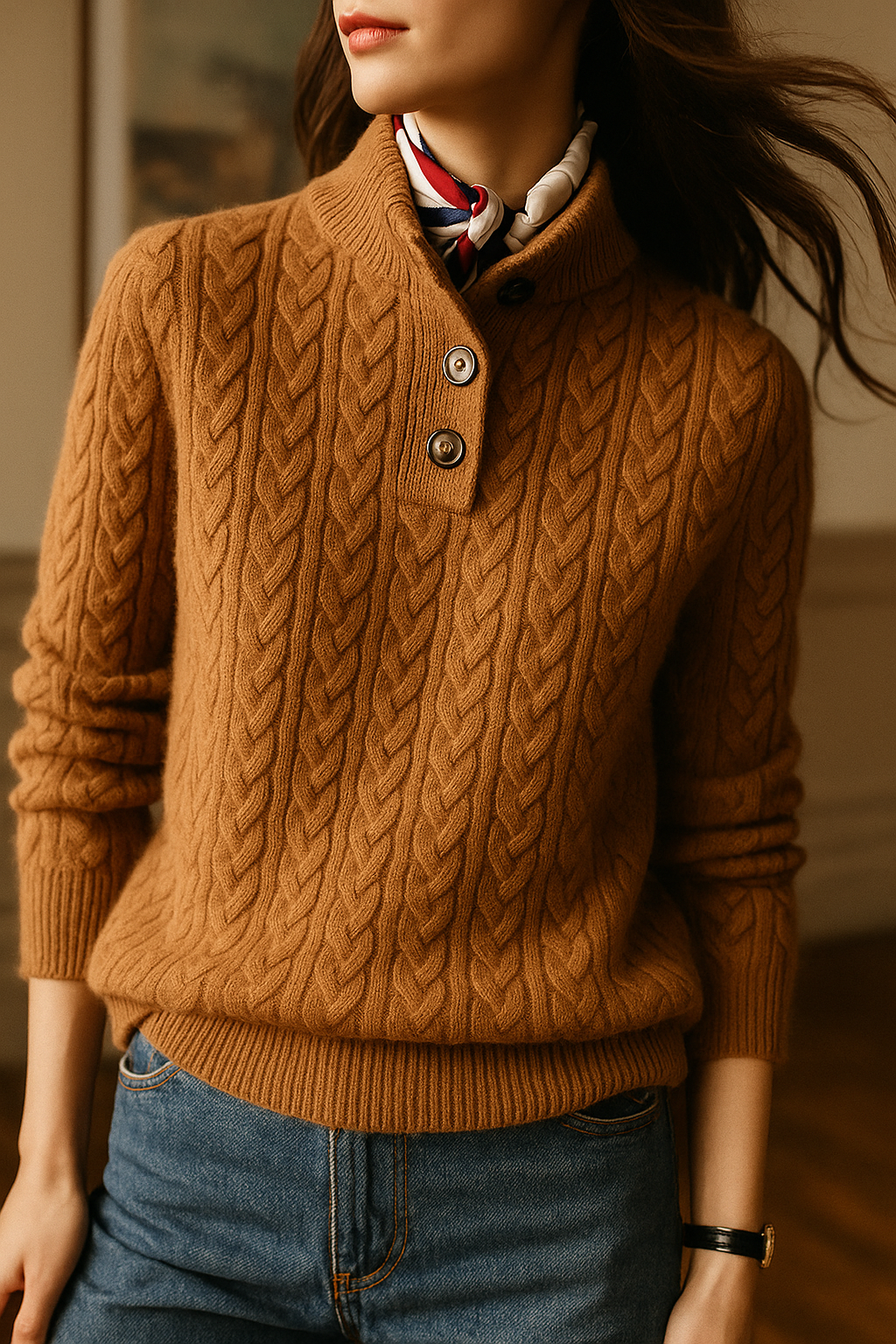 Arden Cashmere Sweater Cardigan Vintage 2