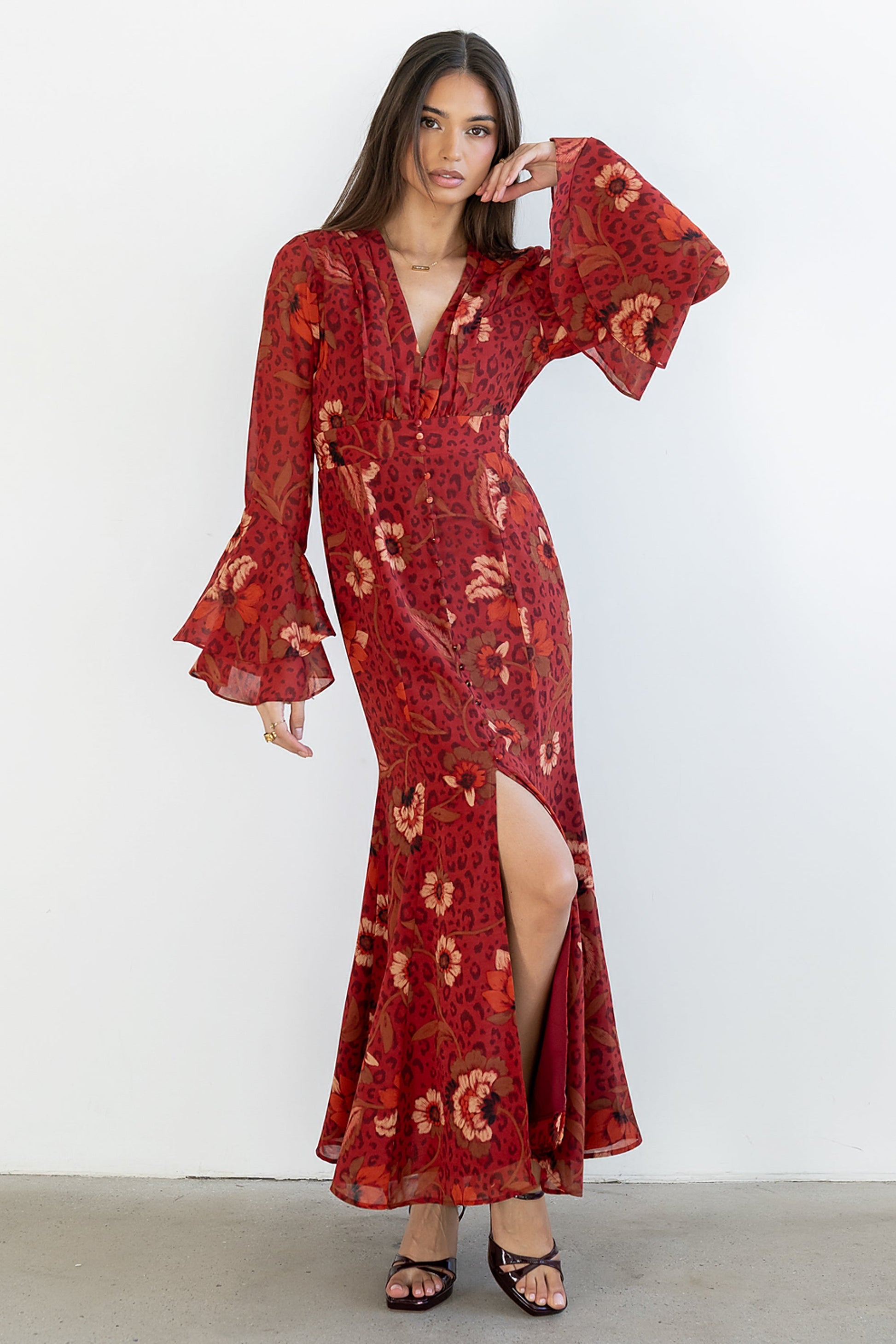 Theo Floral Maxi Dress FINAL SALE 3