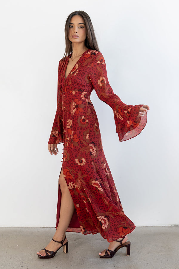 Theo Floral Maxi Dress