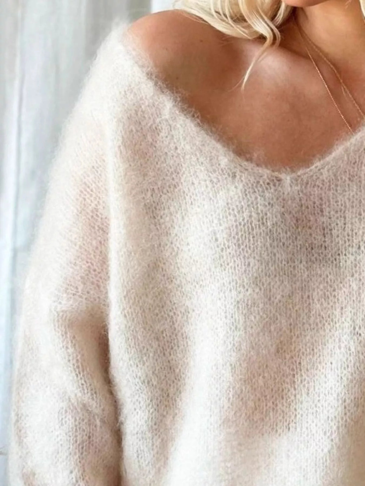 Margot Knit Sweater Dress Apricot 2