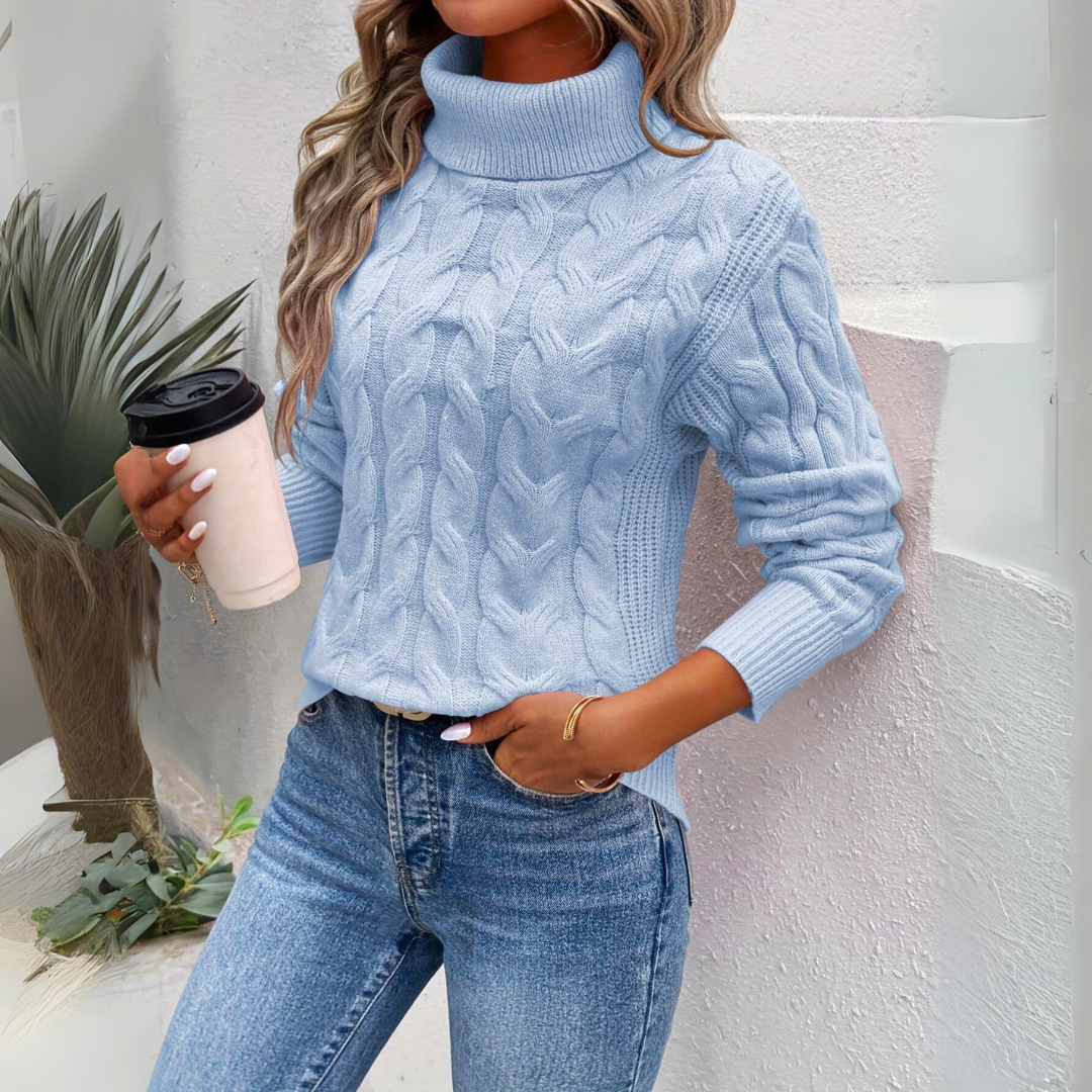 Margot Knit Sweater Dress White 1