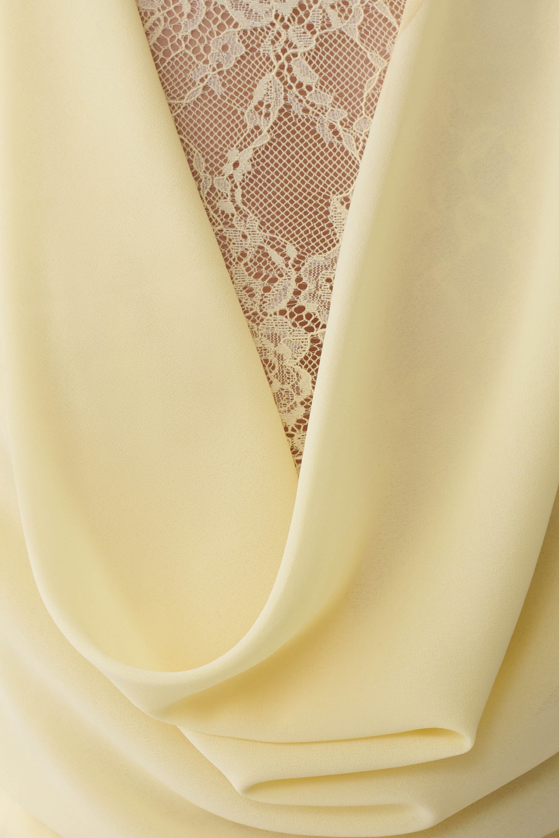 Arra Chiffon & Lace Halter Maxi Dress in Plum Lemon 6