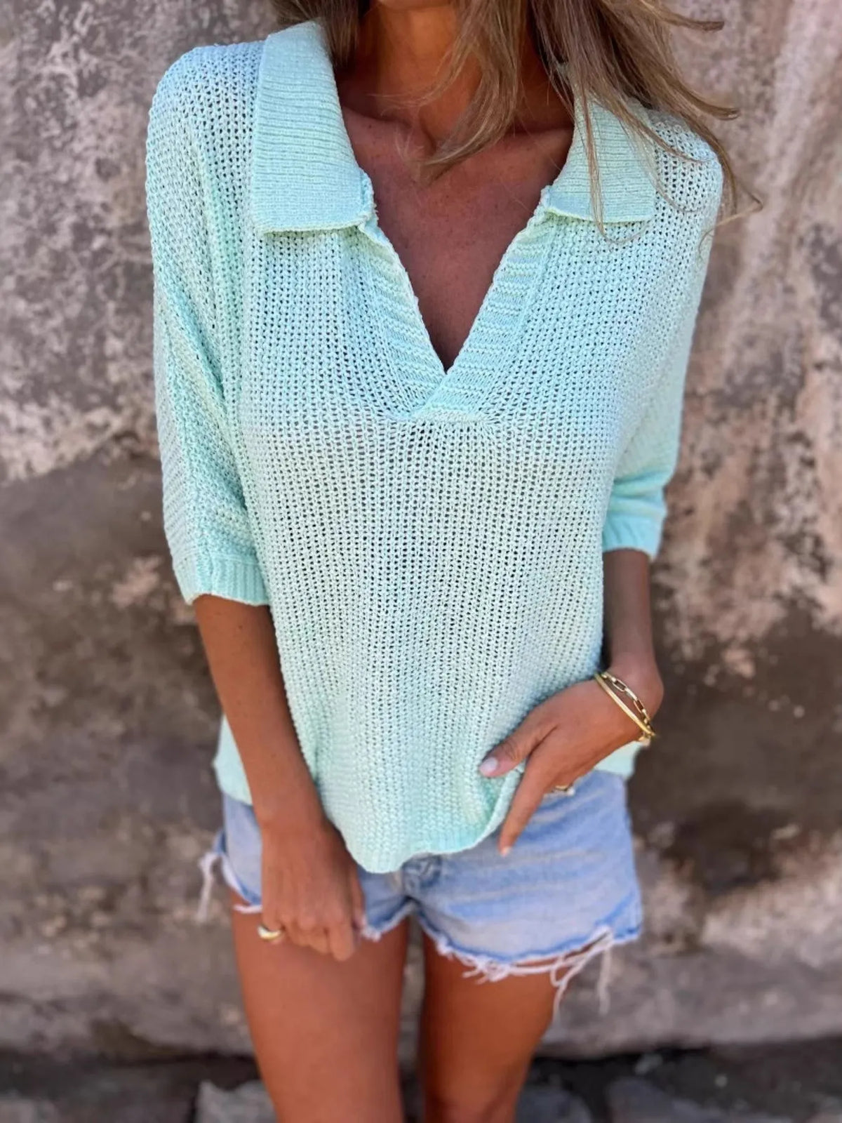 Halcyon Knit Sweater Lake Blue 8