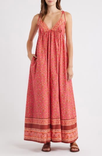 Alessia Sorrento Print Maxi Dress Multi 1