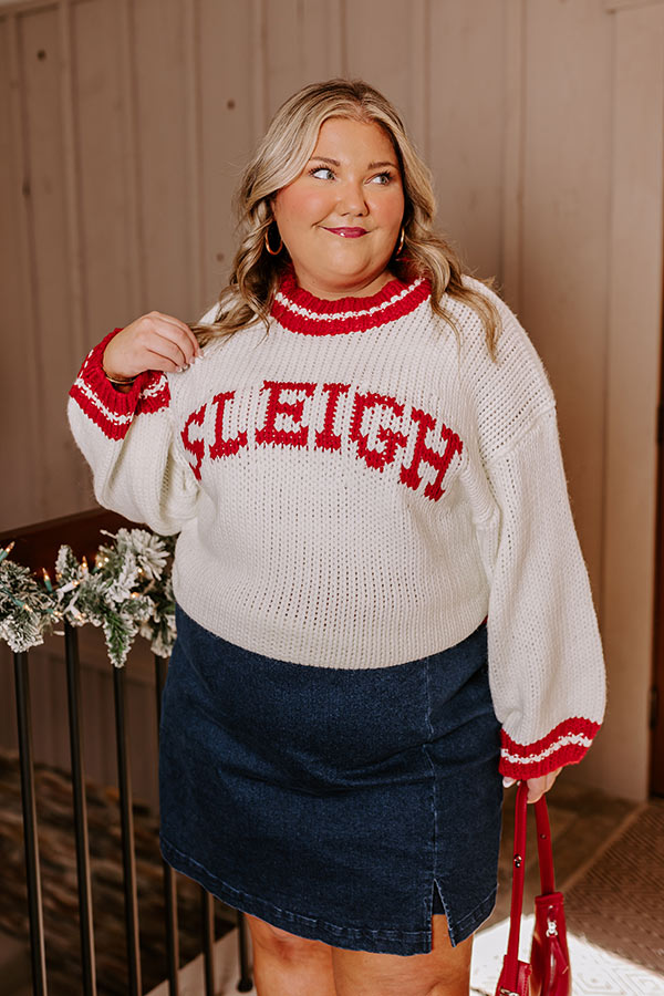 Priya Knit Mini Dress in Merry Red Red 5