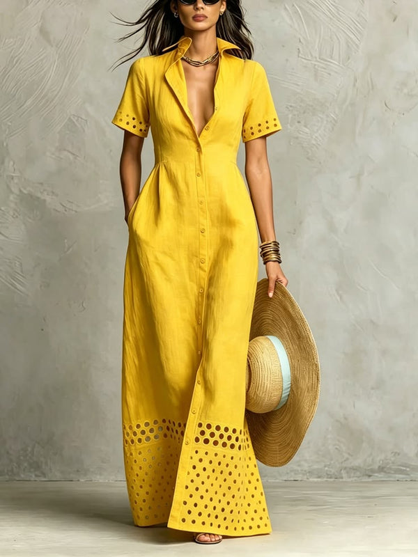 Marlowe Linen Maxi Dress