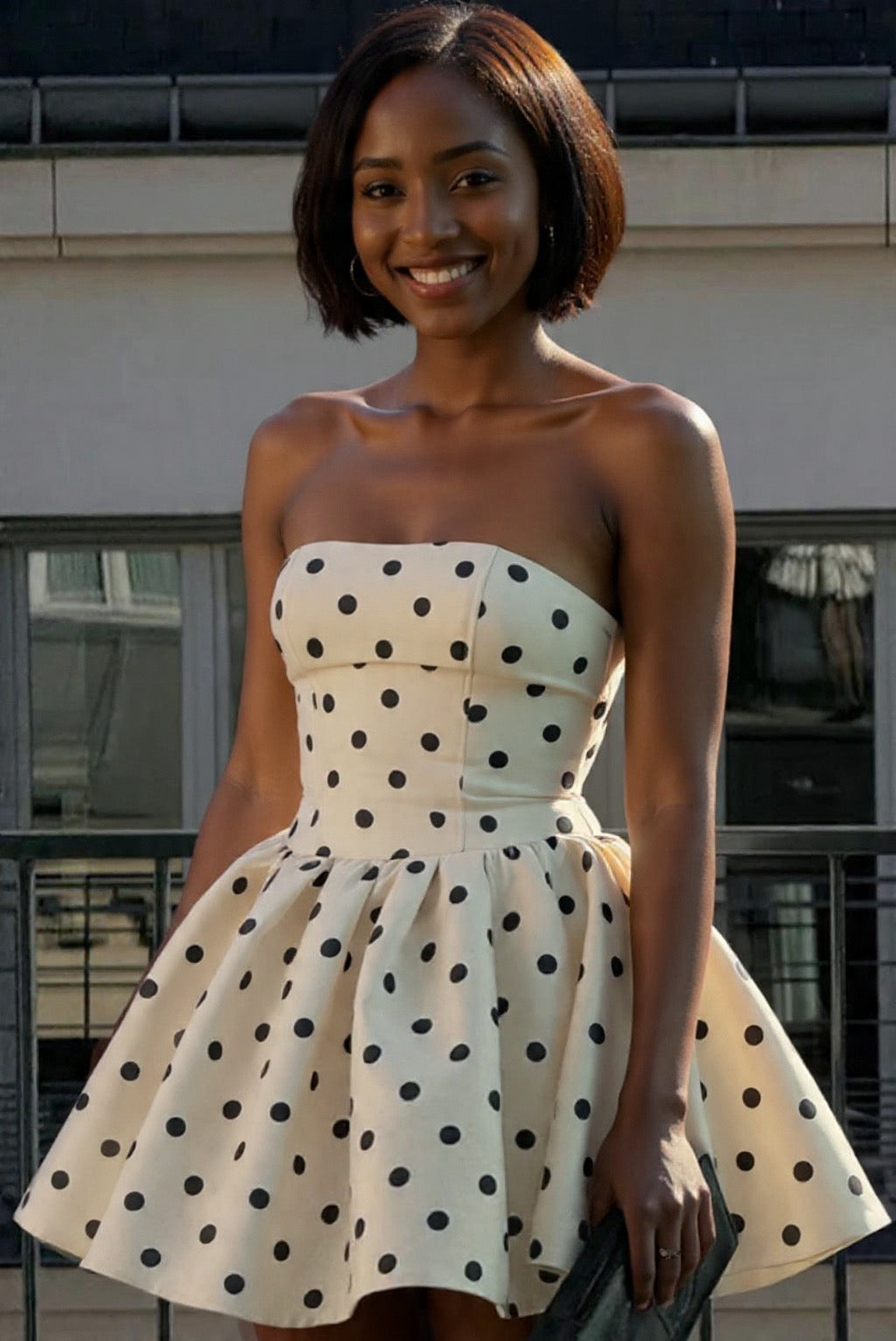 Margot Polka Dot Mini Dress 1