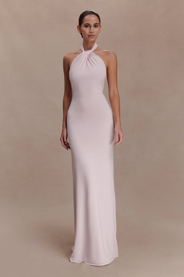Elyna Slinky Halter Maxi Dress