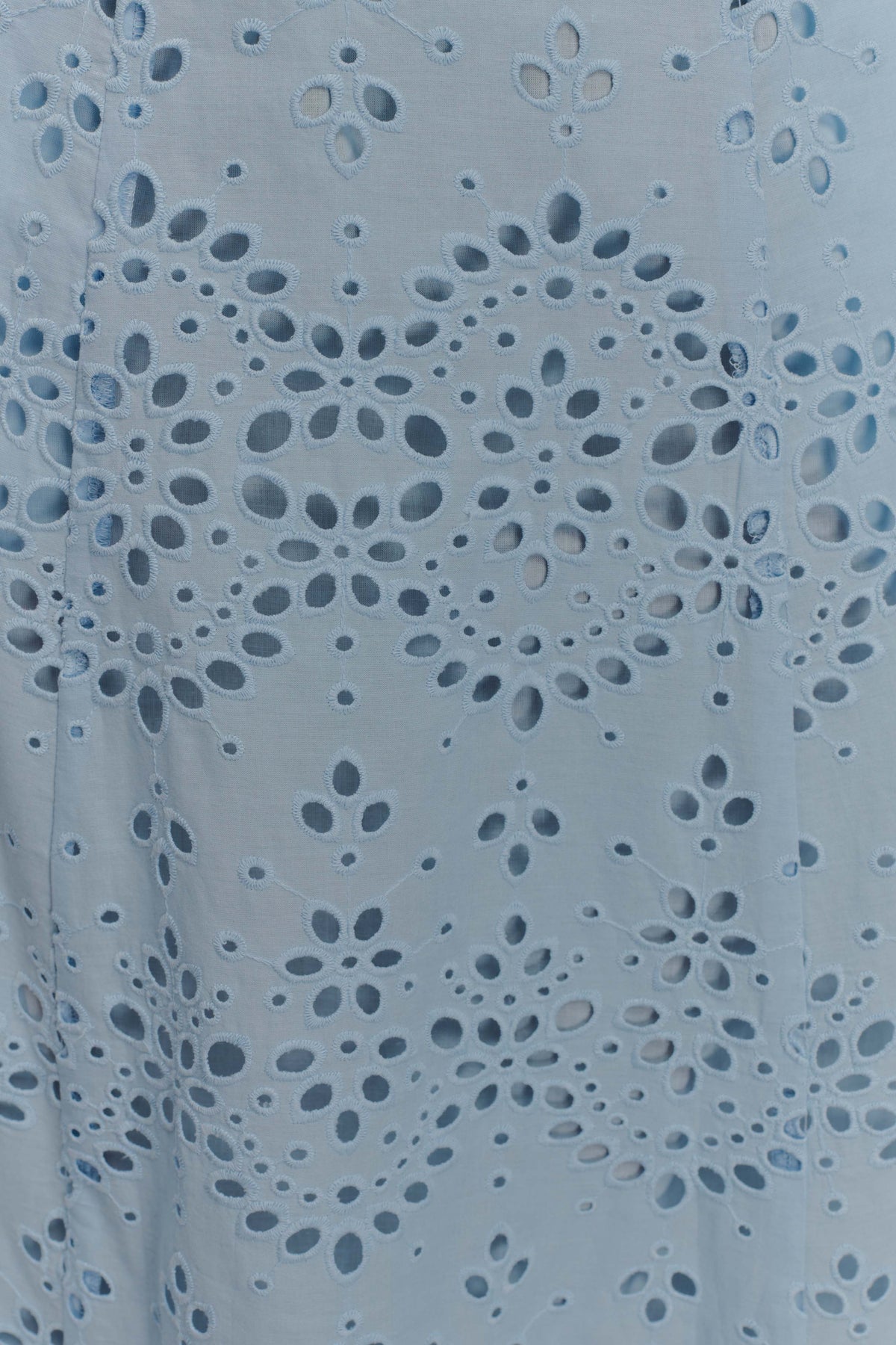 Arla Broderie Midi Skirt in Pale Cornflower Pale Cornflower Blue 7