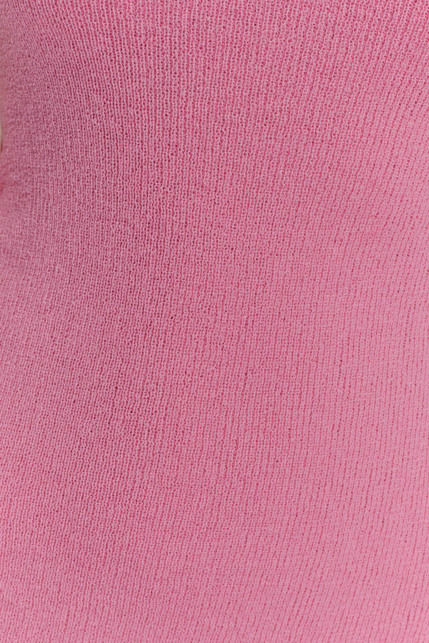 Caprice Halter Knit Mini Dress Bubblegum Pink 6