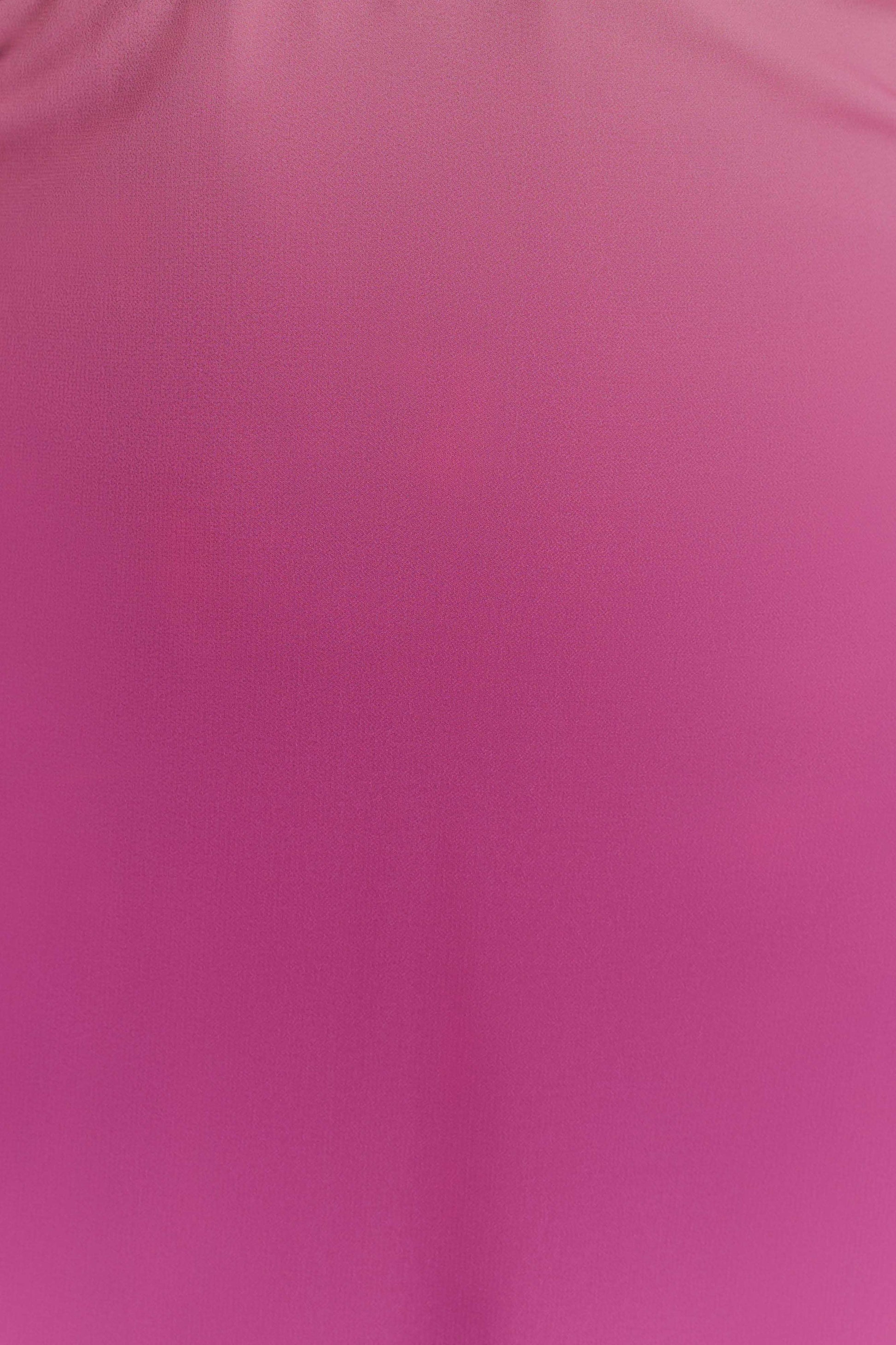 Malakhai Chiffon Halter Mini Dress Ombre Pink 7
