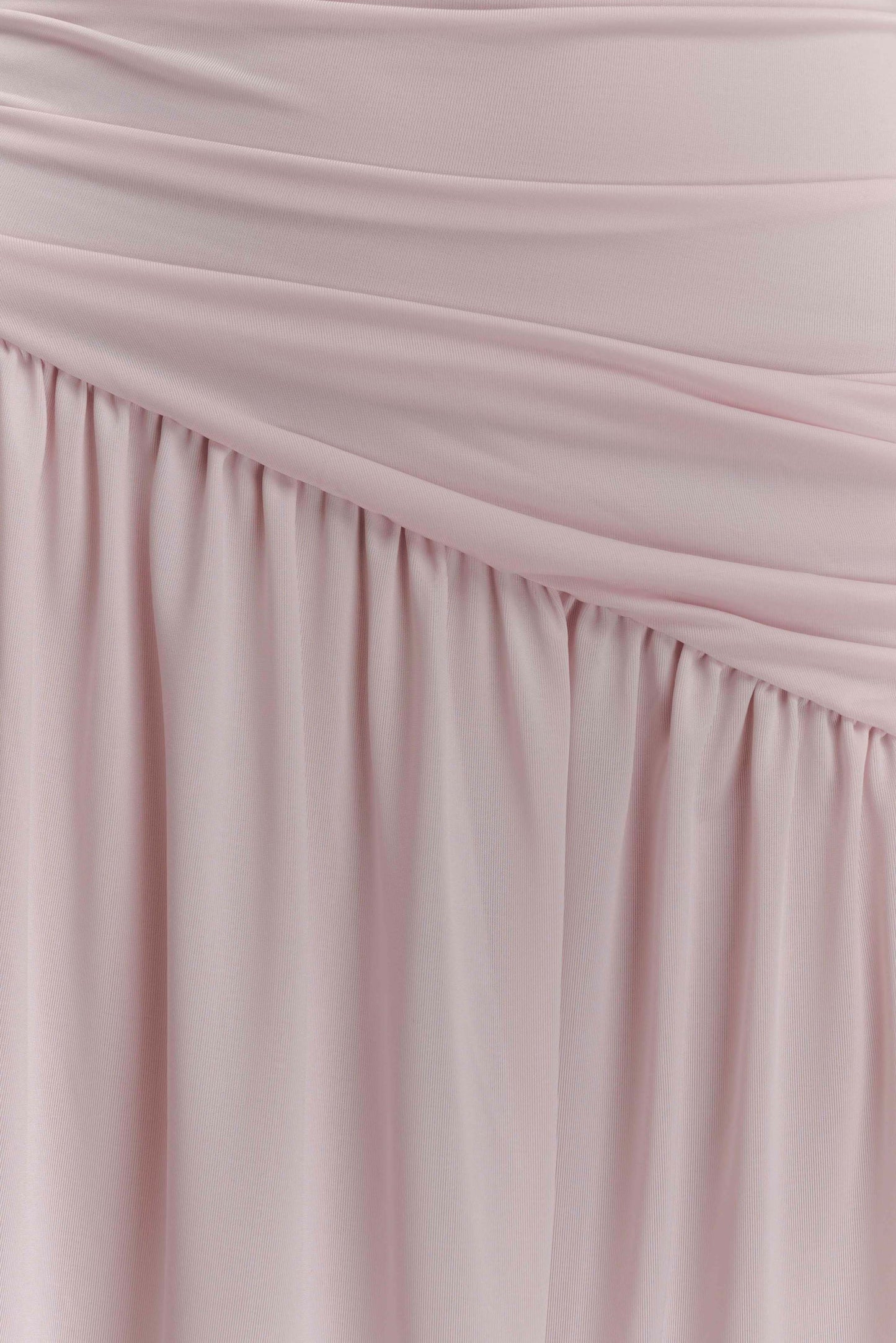 Bex Burgundy Slinky Maxi Dress Pale Pink 5