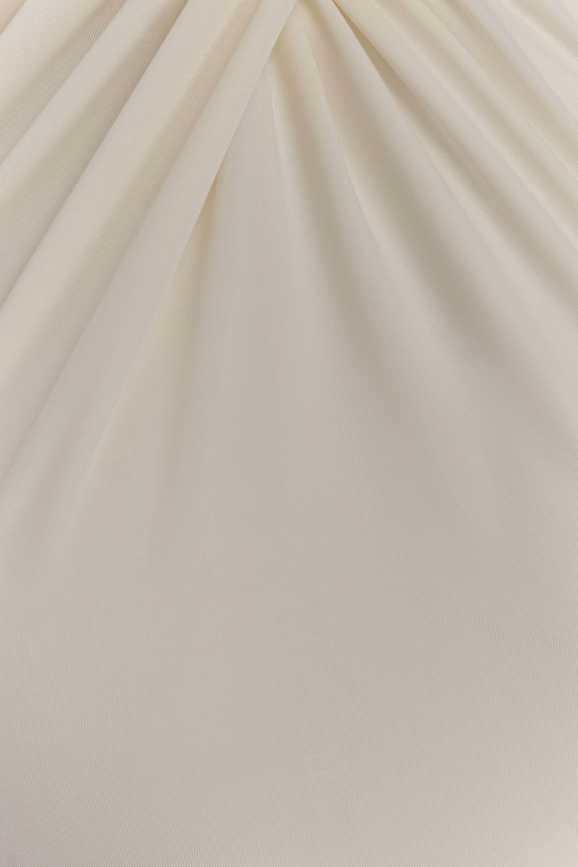 Elyna Slinky Halter Maxi Dress Ivory 6