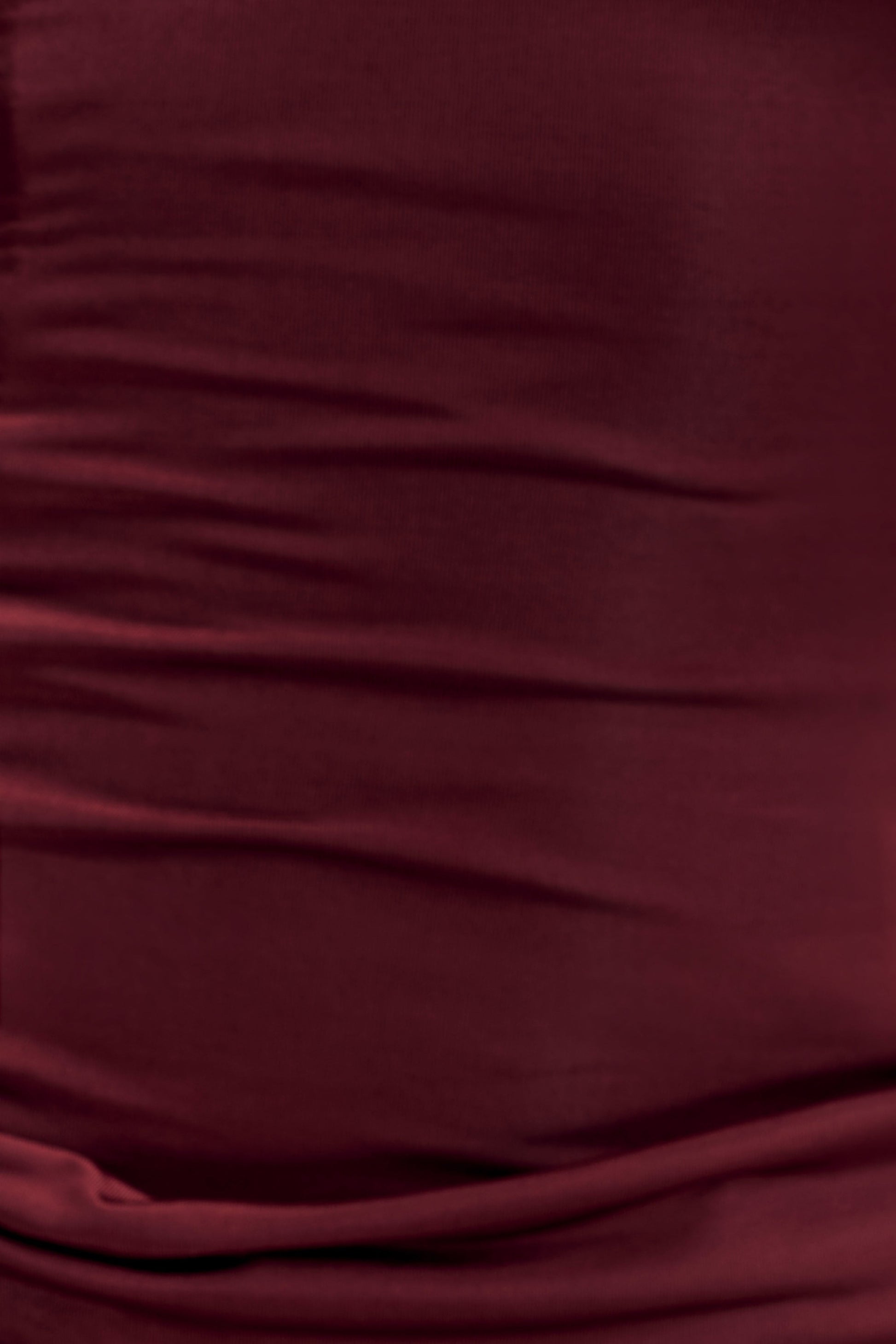 Mattea Slinky Mesh Maxi Dress with Scarf Burgundy 4