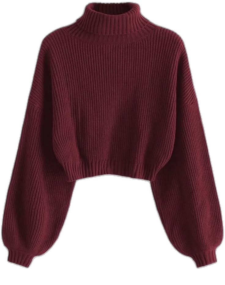 Valentina Ribbed Knit Sweater Burgundy 1