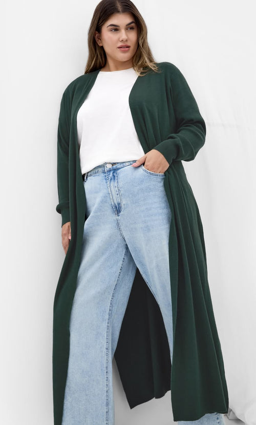 Goldie Long Cardigan in Hunter Multi 1
